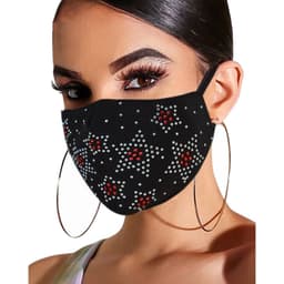 image-Spring and Summer New Hot Rhinestone Jewelry Masks