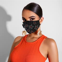 image-Spring and Summer New Hot Rhinestone Jewelry Masks