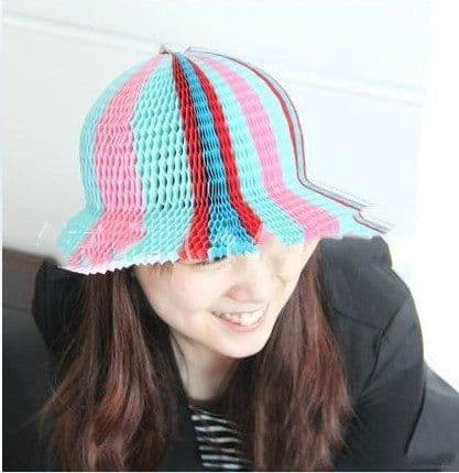 image-Magic Vase Hat Wholesale Ever-Changing Paper Hat Sun Hat Tourist Attraction