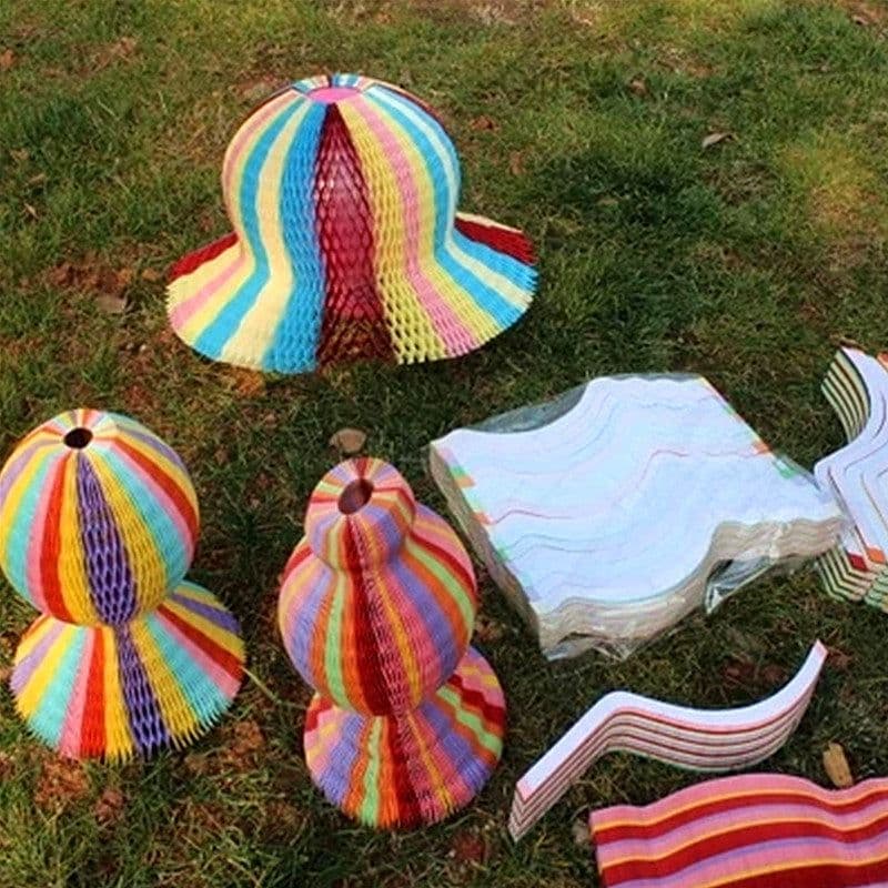 image-Magic Vase Hat Wholesale Ever-Changing Paper Hat Sun Hat Tourist Attraction