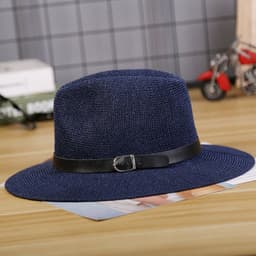 image-Middle-Aged And Elderly Men'S Straw Hats, Sun-Shading And Sun-Proof Straw Hats For The Elderly In Autumn, Sun Hats For Fathers In Autumn