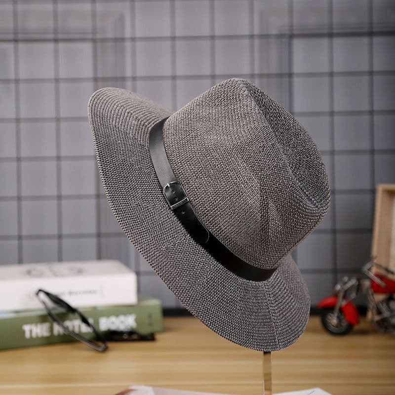 image-Middle-Aged And Elderly Men'S Straw Hats, Sun-Shading And Sun-Proof Straw Hats For The Elderly In Autumn, Sun Hats For Fathers In Autumn