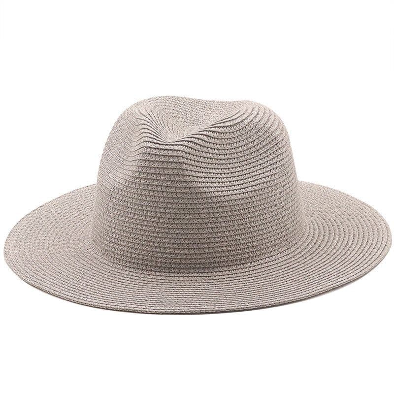 image-Large-Brimmed Straw Hat Men'S And Women'S Beach Jazz Hats