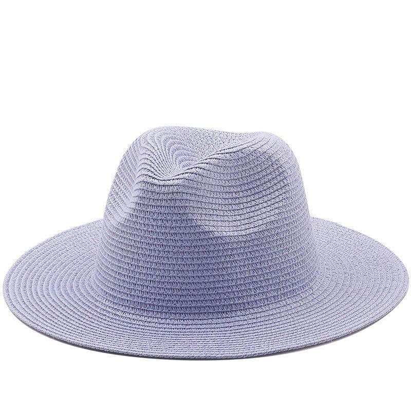 image-Large-Brimmed Straw Hat Men'S And Women'S Beach Jazz Hats