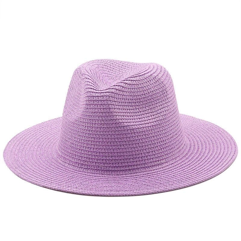 image-Large-Brimmed Straw Hat Men'S And Women'S Beach Jazz Hats