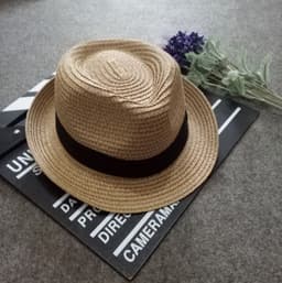 image-Korean Children's Hats, Children's Straw Hats, Girls' Sun Hats, Baby Hats