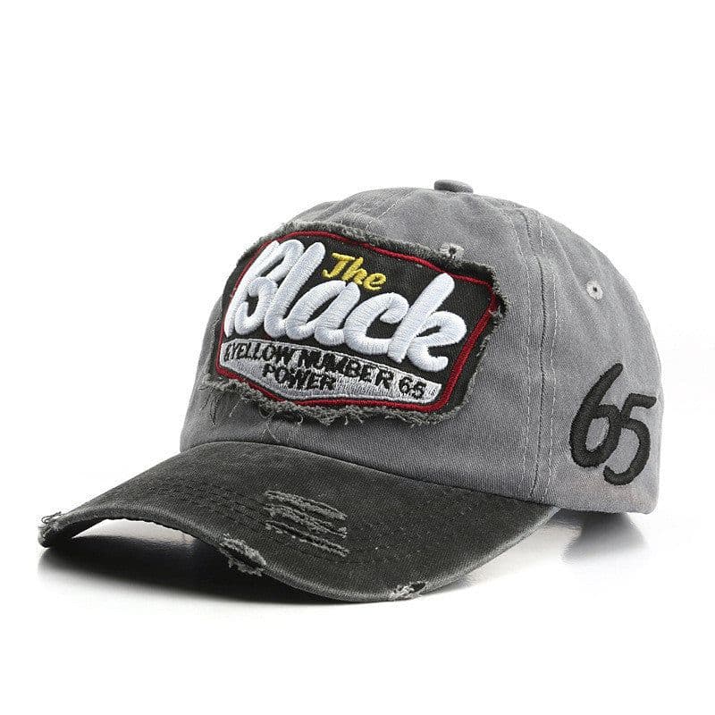 image-Fashion Letter Embroidery Caps Outdoor Sports Trendy Men Sunscreen Cover