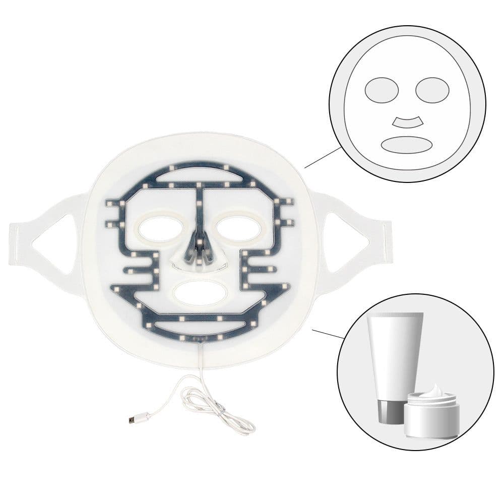 image-Led Mask Instrument Silicone Photon Beauty Instrument Acne Beauty Mask