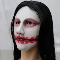 image-Horror Mask Scary Headgear Ghost Festival Funny Face Props
