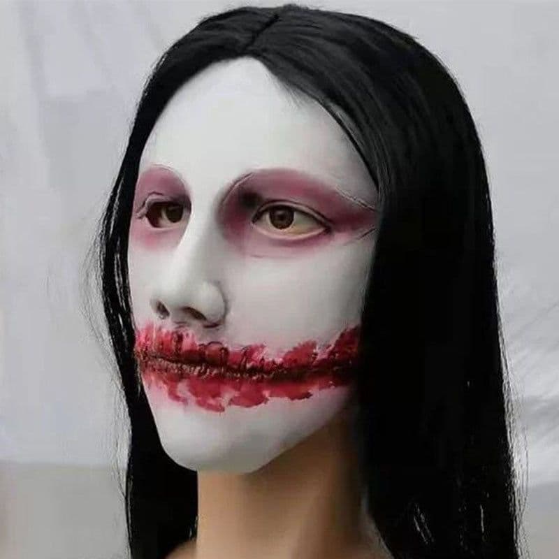 image-Horror Mask Scary Headgear Ghost Festival Funny Face Props