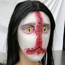 image-Horror Mask Scary Headgear Ghost Festival Funny Face Props