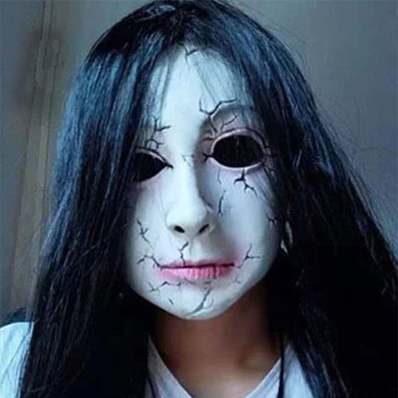 image-Horror Mask Scary Headgear Ghost Festival Funny Face Props