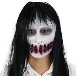 image-Horror Mask Scary Headgear Ghost Festival Funny Face Props