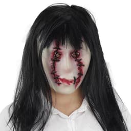 image-Horror Mask Scary Headgear Ghost Festival Funny Face Props