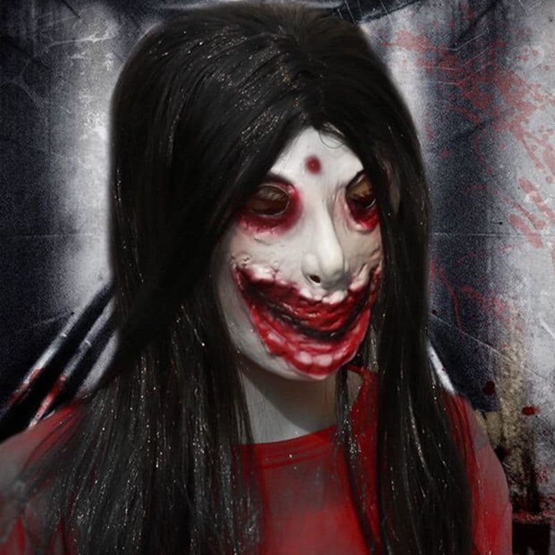 image-Horror Mask Scary Headgear Ghost Festival Funny Face Props