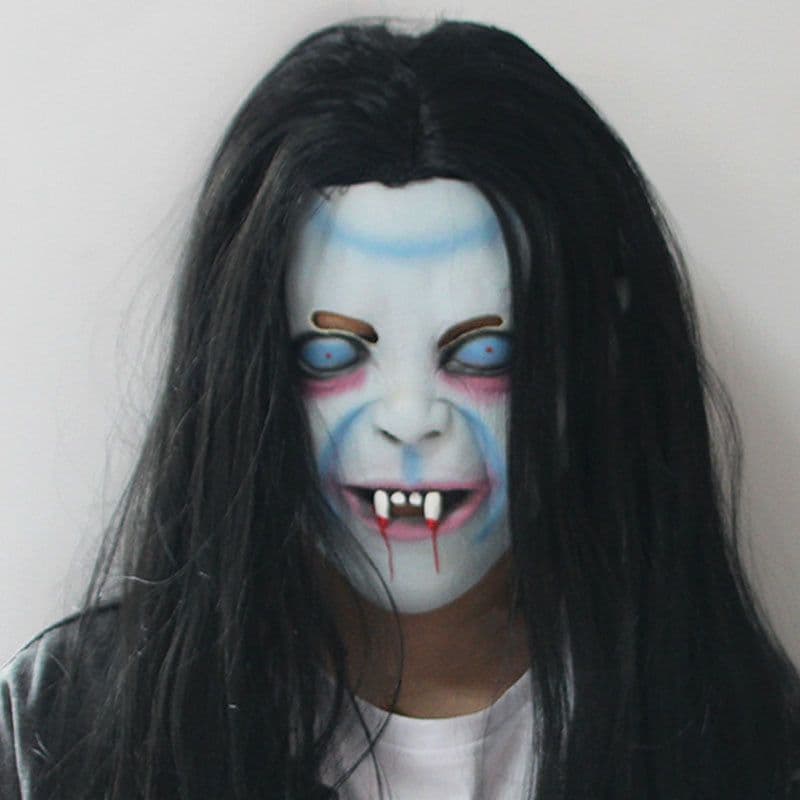 image-Horror Mask Scary Headgear Ghost Festival Funny Face Props