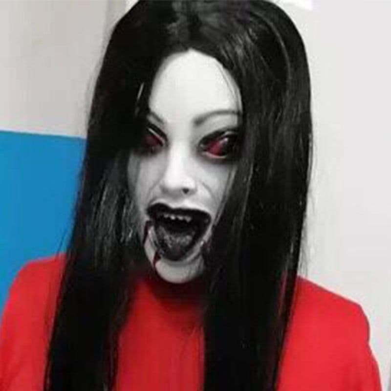 image-Horror Mask Scary Headgear Ghost Festival Funny Face Props
