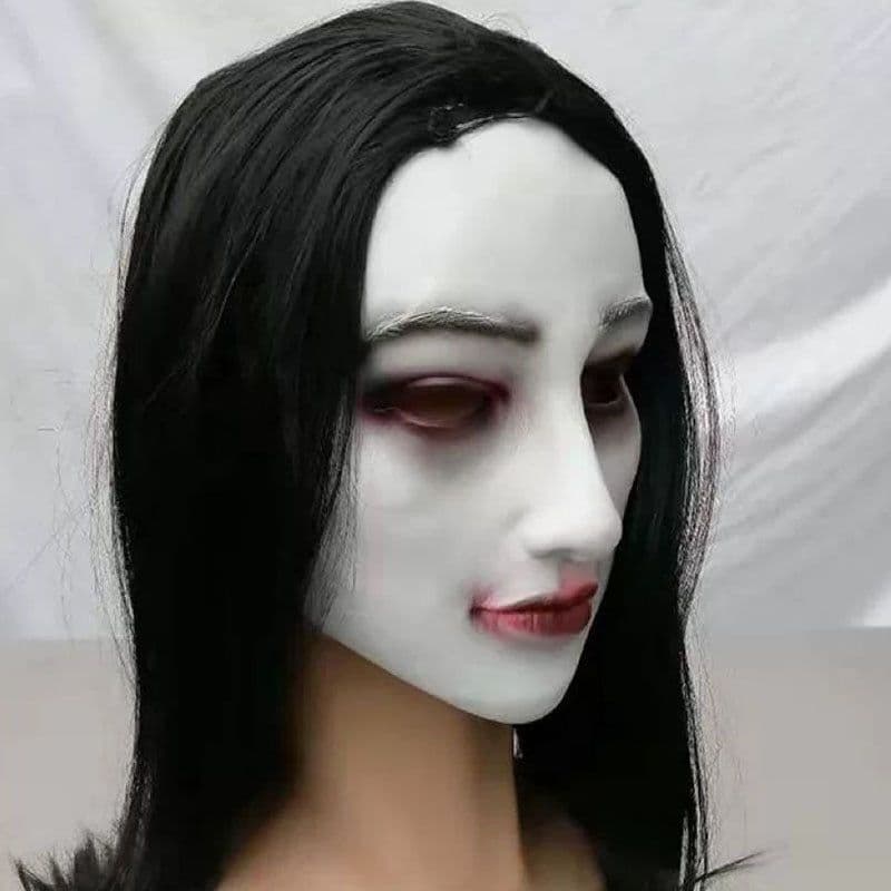 image-Horror Mask Scary Headgear Ghost Festival Funny Face Props