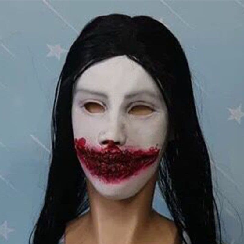 image-Horror Mask Scary Headgear Ghost Festival Funny Face Props