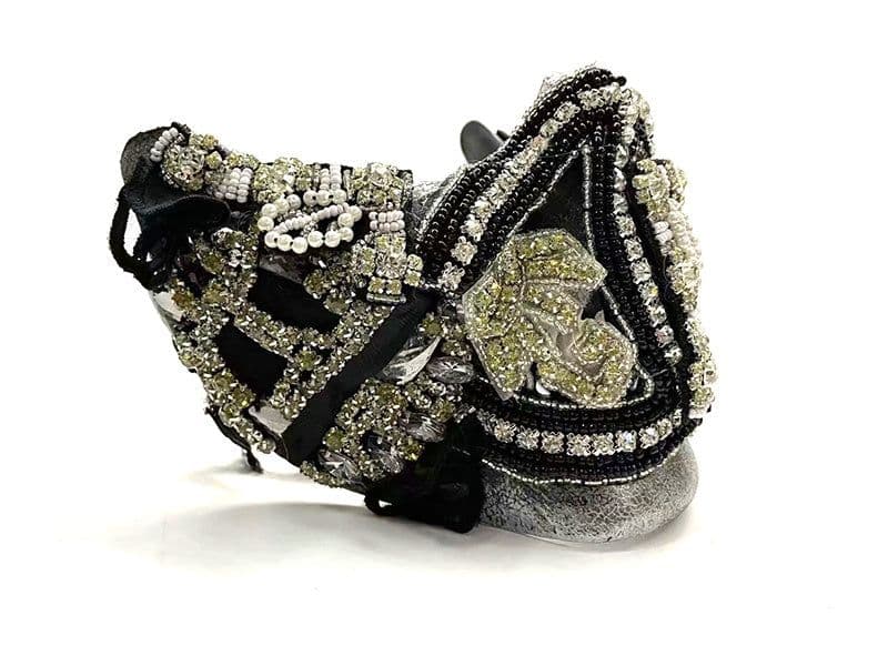image-Skull Punk Rivets Performance Mask Halloween Mask