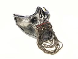 image-Skull Punk Rivets Performance Mask Halloween Mask