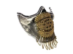 image-Skull Punk Rivets Performance Mask Halloween Mask