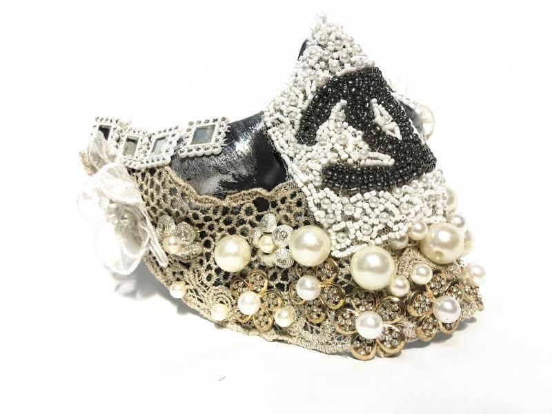 image-Skull Punk Rivets Performance Mask Halloween Mask