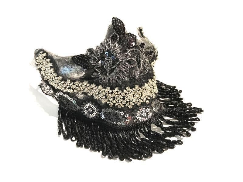 image-Skull Punk Rivets Performance Mask Halloween Mask