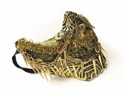 image-Skull Punk Rivets Performance Mask Halloween Mask