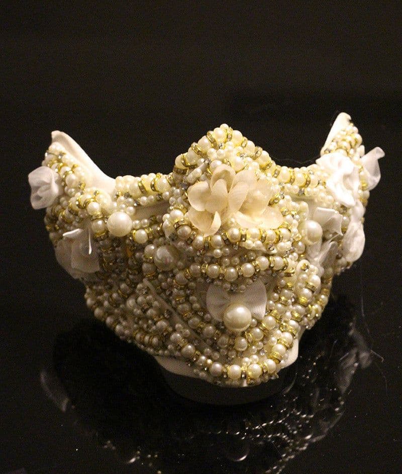 image-Skull Punk Rivets Performance Mask Halloween Mask