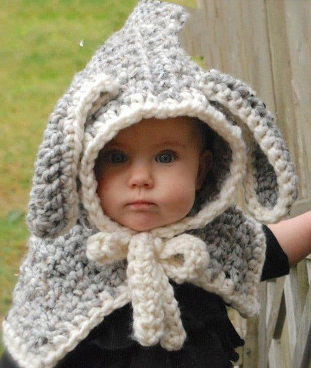 image-Girls Hats Handmade Kids Winter Hats Wrap Bear Scarf Caps Cute Autumn Children Cartoon Bear Knitted Hats