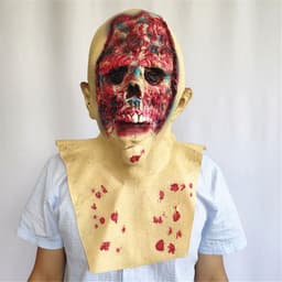 image-Tyrant Headgear Halloween Faceless Rotten Face Mask