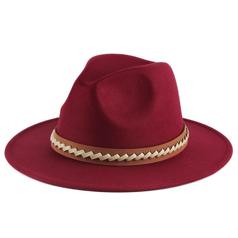 image-Men And Women Autumn And Winter Felt Hats British Fashion