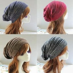 image-Warm Woolen Yarn For Men And Women Couple Hats