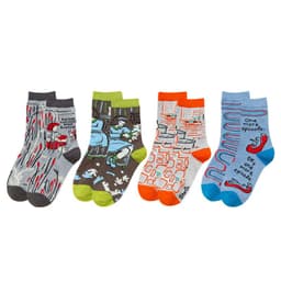 image-Female Socks In Tube Cotton Cute Funny Color Plaid