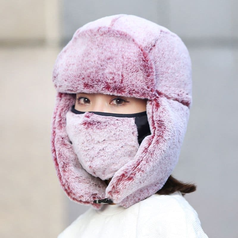 image-Winter Dust-proof And Warm Women With Masks And Hats