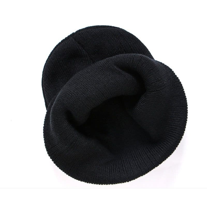 image-European And American Men And Women Maple Leaf Embroidered Knitted Hat Caps Hip Hop Woolen Yarn