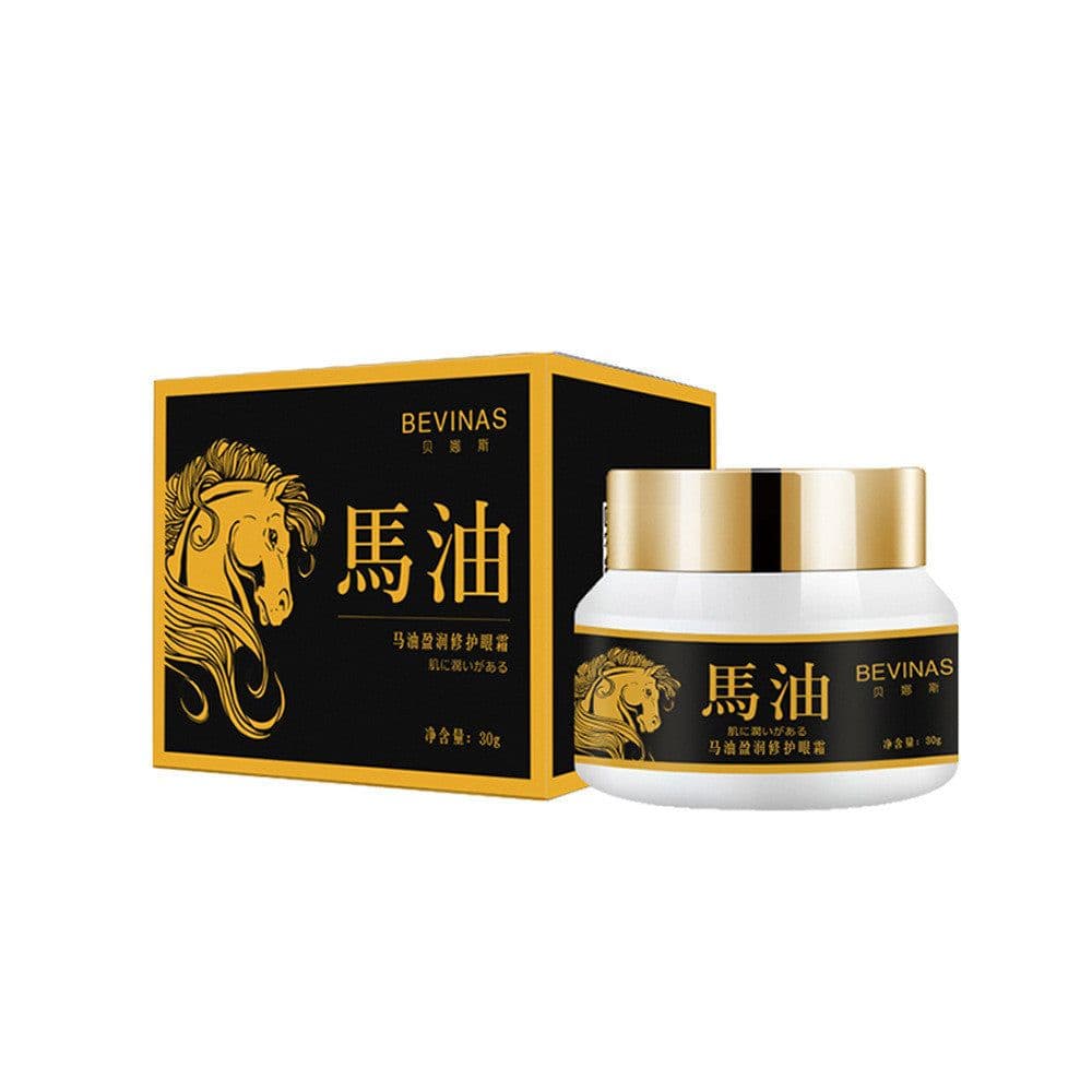 image-Horse Oil Eye Cream 30g Glass Bottle Moisturizing And Hydrating To Improve The Eye Area