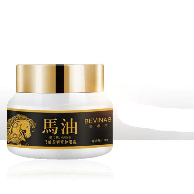 image-Horse Oil Eye Cream 30g Glass Bottle Moisturizing And Hydrating To Improve The Eye Area
