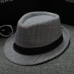 image-British Houndstooth European And American Sun Hats For Men