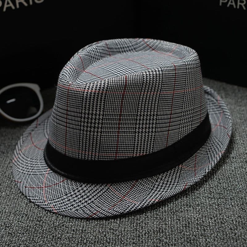 image-British Houndstooth European And American Sun Hats For Men