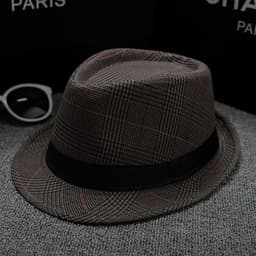 image-British Houndstooth European And American Sun Hats For Men