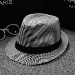 image-British Houndstooth European And American Sun Hats For Men