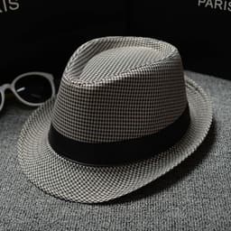 image-British Houndstooth European And American Sun Hats For Men