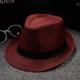 image-British Houndstooth European And American Sun Hats For Men