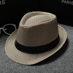 image-British Houndstooth European And American Sun Hats For Men