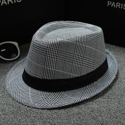 image-British Houndstooth European And American Sun Hats For Men