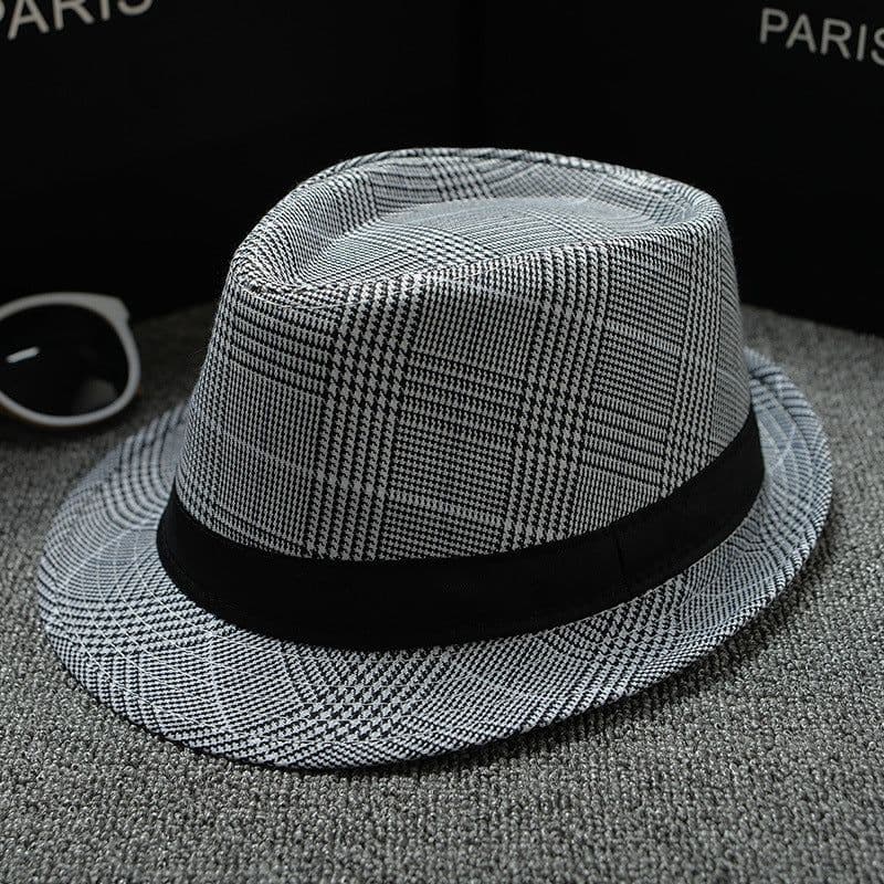 image-British Houndstooth European And American Sun Hats For Men