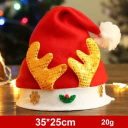 image-Fashion Snowman ElK Santa Claus Hats Xmas Gift Decoration
