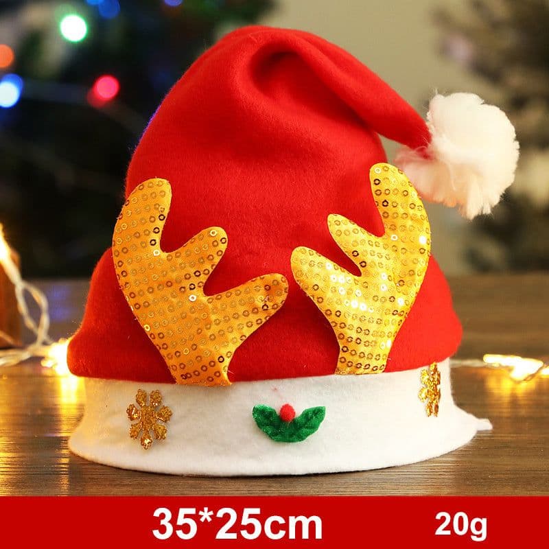 image-Fashion Snowman ElK Santa Claus Hats Xmas Gift Decoration